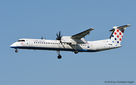 Bombardier DHC-8-402 | 9A-CQC | Croatia Airlines  |  with Bravo Vatrani sticker | Z&UUML;RICH (LSZH/ZRH) 03.08.2019