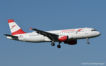 Airbus A320-214 | OE-LBR | Austrian Arrows | Z&UUML;RICH (LSZH/ZRH) 25.08.2019