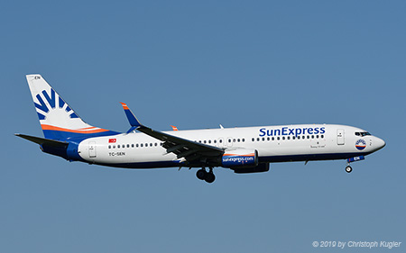 Boeing 737-8HC | TC-SEN | SunExpress | Z&UUML;RICH (LSZH/ZRH) 25.08.2019