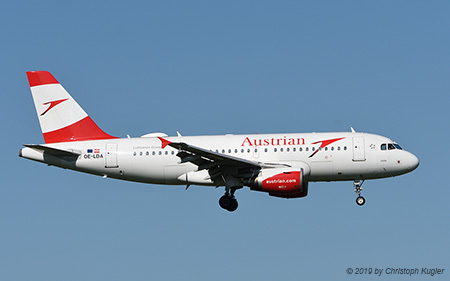 Airbus A319-112 | OE-LDA | Austrian Airlines | Z&UUML;RICH (LSZH/ZRH) 03.09.2019