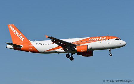 Airbus A320-214 | G-EZUT | easyJet UK | Z&UUML;RICH (LSZH/ZRH) 03.09.2019