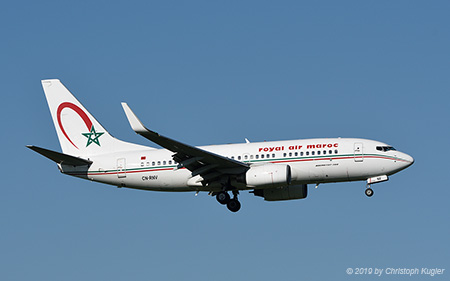 Boeing 737-7B6 | CN-RNV | RAM Royal Air Maroc | Z&UUML;RICH (LSZH/ZRH) 04.09.2019