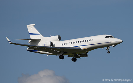 Dassault Falcon 7X | N19NE | untitled (Planet Nine Private Air) | Z&UUML;RICH (LSZH/ZRH) 09.09.2019