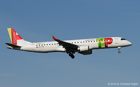 Embraer ERJ-195IGW | CS-TTW | TAP Express | Z&UUML;RICH (LSZH/ZRH) 10.09.2019