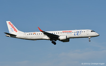 Embraer ERJ-195LR | EC-LIN | Air Europa | Z&UUML;RICH (LSZH/ZRH) 10.09.2019