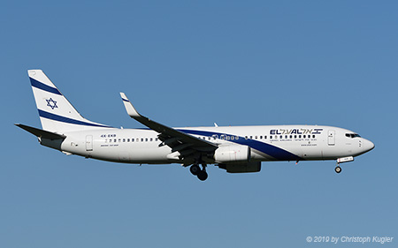 Boeing 737-858 | 4X-EKB | El Al Israel Airlines | Z&UUML;RICH (LSZH/ZRH) 13.09.2019
