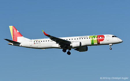 Embraer ERJ-195IGW | CS-TTY | TAP Express | Z&UUML;RICH (LSZH/ZRH) 13.09.2019