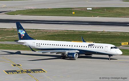 Embraer ERJ-195IGW | SP-LNN | LOT Polish Airlines  |  basic Azul Linhas Aereas Brasileiras cs | Z&UUML;RICH (LSZH/ZRH) 19.09.2019