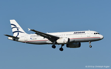 Airbus A320-232 | SX-DVW | Aegean Airlines | Z&UUML;RICH (LSZH/ZRH) 21.09.2019
