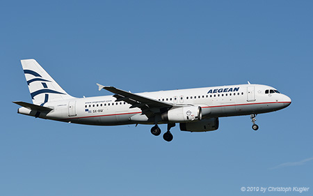 Airbus A320-232 | SX-DGI | Aegean Airlines | Z&UUML;RICH (LSZH/ZRH) 29.09.2019