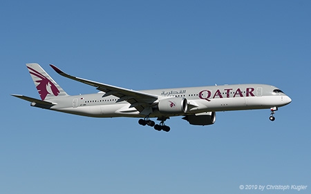 Airbus A350-941 | A7-AMH | Qatar Airways | Z&UUML;RICH (LSZH/ZRH) 29.09.2019