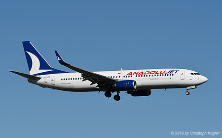 Boeing 737-8F2 | TC-JFC | AnadoluJet | Z&UUML;RICH (LSZH/ZRH) 29.09.2019