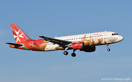 Airbus A320-214 | 9H-AEO | Air Malta  |  Valletta - Capital of Culture 2018 titles removed | Z&UUML;RICH (LSZH/ZRH) 26.10.2019