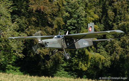 Pilatus PC-6/B2-H2M | V-631 | Swiss Air Force | SCHLIERBACH OBEREGG (----/---) 09.09.2020