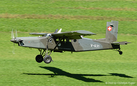 Pilatus PC-6/B2-H2M | V-631 | Swiss Air Force | SCHLIERBACH OBEREGG (----/---) 09.09.2020