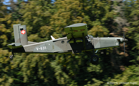 Pilatus PC-6/B2-H2M | V-631 | Swiss Air Force | SCHLIERBACH OBEREGG (----/---) 09.09.2020