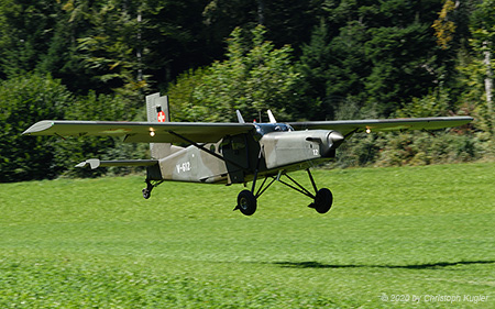 Pilatus PC-6/B2-H2M-1 | V-612 | Swiss Air Force | SCHLIERBACH OBEREGG (----/---) 09.09.2020