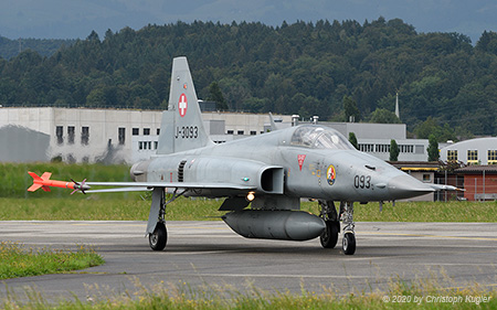 Northrop F-5E Tiger II | J-3093 | Swiss Air Force | EMMEN (LSME/---) 21.07.2020