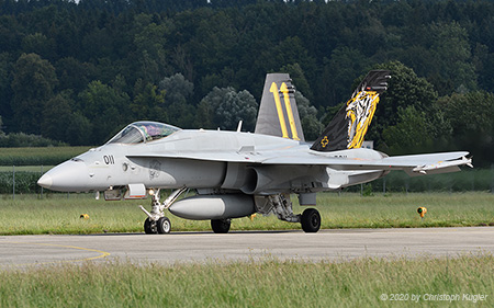 McDonnell Douglas F/A-18C Hornet | J-5011 | Swiss Air Force | EMMEN (LSME/---) 21.07.2020