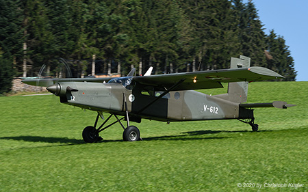 Pilatus PC-6/B2-H2M-1 | V-612 | Swiss Air Force | OBERILLAU (----/---) 08.09.2020