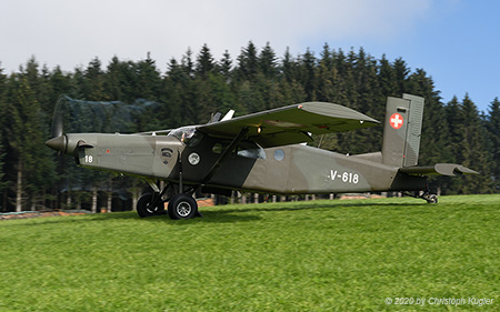 Pilatus PC-6/B2-H2M-1 | V-618 | Swiss Air Force | OBERILLAU (----/---) 08.09.2020