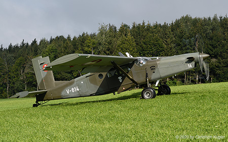 Pilatus PC-6/B2-H2M-1 | V-614 | Swiss Air Force | OBERILLAU (----/---) 08.09.2020