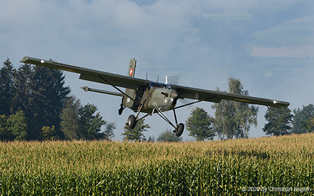 Pilatus PC-6/B2-H2M-1 | V-619 | Swiss Air Force | OBERILLAU (----/---) 09.09.2020