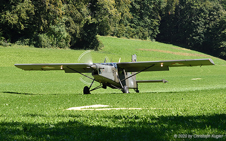 Pilatus PC-6/B2-H2M-1 | V-618 | Swiss Air Force | SCHLIERBACH OBEREGG (----/---) 08.09.2020