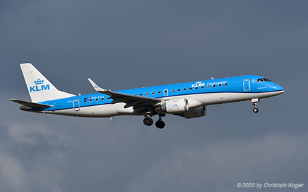 Embraer ERJ-190STD | PH-EXA | KLM Cityhopper | Z&UUML;RICH (LSZH/ZRH) 19.01.2020