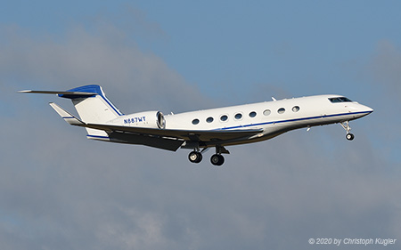 Gulfstream G650ER | N887WT | untitled | Z&UUML;RICH (LSZH/ZRH) 20.01.2020