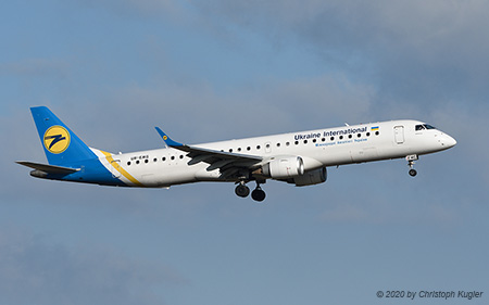 Embraer ERJ-195IGW | UR-EMG | Ukraine International Airlines | Z&UUML;RICH (LSZH/ZRH) 20.01.2020