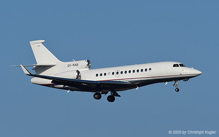 Dassault Falcon 7X | OY-RAB | untitled (Air Alsie) | Z&UUML;RICH (LSZH/ZRH) 21.01.2020