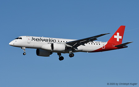 Embraer ERJ-190-E2 | HB-AZB | Helvetic Airways | Z&UUML;RICH (LSZH/ZRH) 24.02.2020