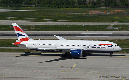 Boeing 787-8 | G-ZBJM | British Airways | Z&UUML;RICH (LSZH/ZRH) 23.04.2020