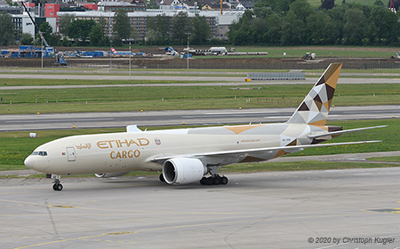 Boeing 777-FFX | A6-DDE | Etihad Cargo | Z&UUML;RICH (LSZH/ZRH) 29.04.2020