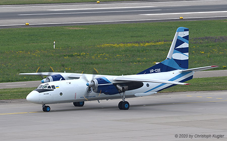 Antonov An 26B | UR-CQE | Vulkan Air | Z&UUML;RICH (LSZH/ZRH) 06.05.2020