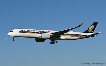 Airbus A350-941 | 9V-SMI | Singapore Airlines | Z&UUML;RICH (LSZH/ZRH) 08.07.2020
