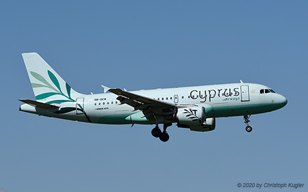 Airbus A319-114 | 5B-DCW | Cyprus Airways | Z&UUML;RICH (LSZH/ZRH) 12.07.2020