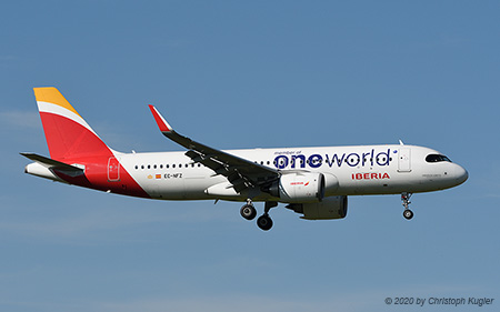 Airbus A320-251n | EC-NFZ | Iberia | Z&UUML;RICH (LSZH/ZRH) 13.07.2020