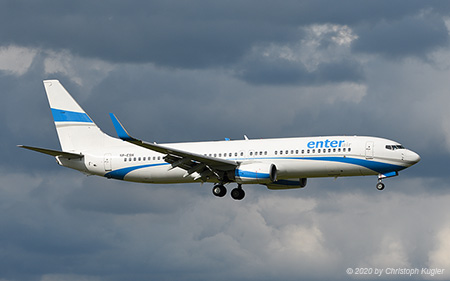Boeing 737-81M | SP-ESH | Enter Air  |  Flying for CHair | Z&UUML;RICH (LSZH/ZRH) 26.07.2020