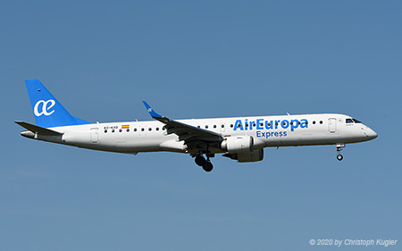 Embraer ERJ-195LR | EC-KXD | Air Europa Express | Z&UUML;RICH (LSZH/ZRH) 29.07.2020