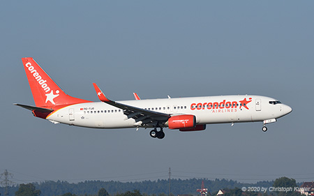 Boeing 737-86N | TC-TJO | Corendon Airlines | Z&UUML;RICH (LSZH/ZRH) 08.08.2020