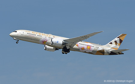 Boeing 787-9 | A6-BLS | Etihad Airways  |  ADNOC - Choose Japan | Z&UUML;RICH (LSZH/ZRH) 10.08.2020