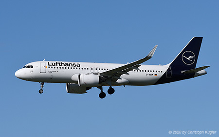 Airbus A320-271n | D-AINM | Lufthansa | Z&UUML;RICH (LSZH/ZRH) 18.08.2020