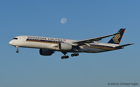 Airbus A350-941 | 9V-SMP | Singapore Airlines | Z&UUML;RICH (LSZH/ZRH) 04.09.2020