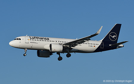 Airbus A320-271n | D-AINL | Lufthansa | Z&UUML;RICH (LSZH/ZRH) 04.09.2020
