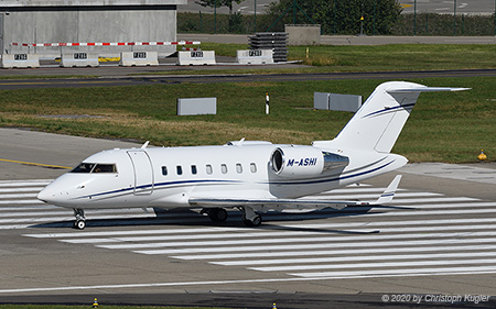 Bombardier Challenger CL.605 | M-ASHI | untitled | Z&UUML;RICH (LSZH/ZRH) 03.10.2020