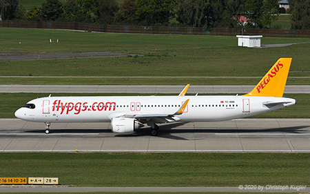 Airbus A321-251nx | TC-RBB | Pegasus Airlines | Z&UUML;RICH (LSZH/ZRH) 04.10.2020