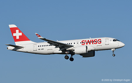 Bombardier CSeries 100 | HB-JBH | Swiss Global Airlines | Z&UUML;RICH (LSZH/ZRH) 09.11.2020
