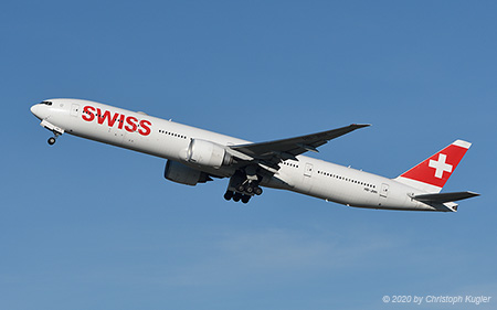 Boeing 777-300ER | HB-JNH | Swiss International Air Lines | Z&UUML;RICH (LSZH/ZRH) 14.11.2020